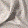 Printed Cotton ALICE White / Wheat